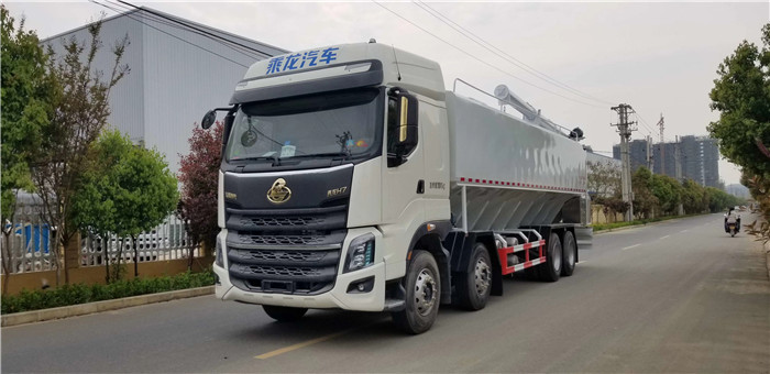 國(guó)六柳汽42方散裝飼料運(yùn)輸車