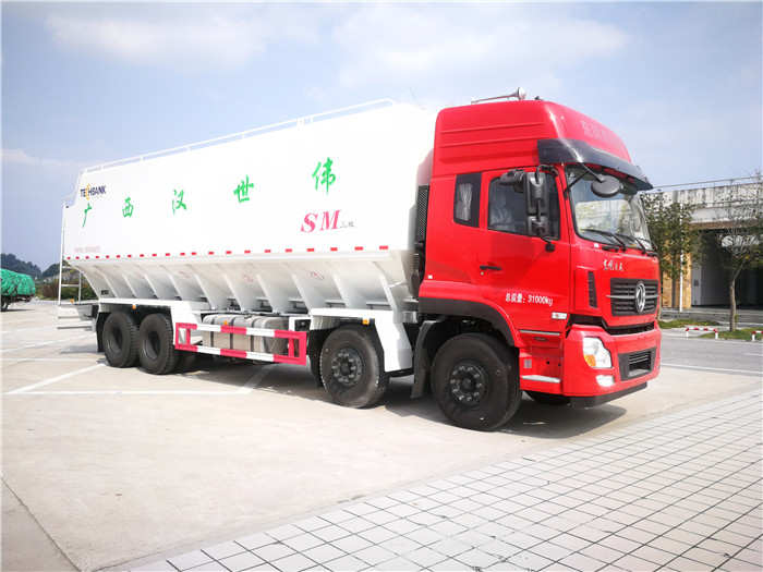 東風(fēng)天龍前四后八40方飼料運(yùn)輸車(chē)